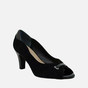 Giani Bernini Womens Valii Suede Peep Toe Classic